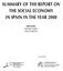 SUMMARY OF THE REPORT ON THE SOCIAL ECONOMY IN SPAIN IN THE YEAR 2000