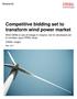 Competitive bidding set to transform wind power market