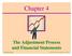 The Adjustment Process and Financial Statements Irwin/McGraw-Hill