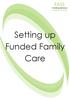 FASS. Setting up Funded Family Care