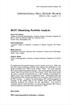 INTERNATIONAL REAL ESTATE REVIEW 2006 Vol. 9 No. 1: pp REIT Mimicking Portfolio Analysis