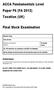 ACCA Fundamentals Level Paper F6 (FA 2012) Taxation (UK) Final Mock Examination