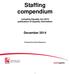 Staffing compendium including Equality Act 2010 publication of equality information December 2014 Produced by Human Resources