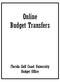 Online Budget Transfers