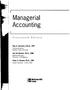 anagena Accounting McGraw-Hill Irwin Ray H. Garrison, D.B.A., CPA Eric W. Noreen, Ph.D., CMA Peter C. Brewer, Ph.D., CPA