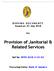 Provision of Janitorial & Related Services