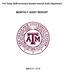 The Texas A&M University System Internal Audit Department MONTHLY AUDIT REPORT