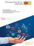 CONTENTS TAX BOOKLET 2017