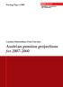 Working Paper 1/2009. Caroline Haberfellner, Peter Part (ed.) Austrian pension projections for