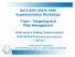 2013 ARF UNCR 1540 Implementation Workshop Topic : Targeting and Risk Management