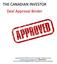 THE CANADIAN INVESTOR Deal Approval Binder