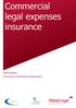 Commercial legal expenses insurance