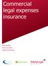 Commercial legal expenses insurance