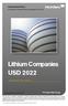 Lithium Companies USD 2022
