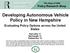 Developing Autonomous Vehicle Policy in New Hampshire