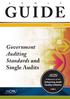A U D I T MARCH 1, Government Auditing Standards and Single Audits