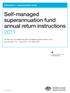 Self managed superannuation fund annual return instructions 2011