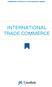 FRAMEWORK & PRINCIPLES OF INTERNATIONAL BANKING INTERNATIONAL TRADE COMMERCE