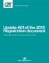 Update A01 of the 2012 Registration document