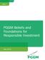 pggm.nl PGGM Beliefs and Foundations for Responsible Investment