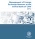 Management of Foreign Exchange Reserves at the Central Bank of Chile 2012