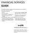 FINANCIAL SERVICES GUIDE