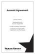 Account Agreement. Privacy Notice. Membership and. Account Agreement
