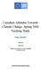 Canadian Attitudes Towards Climate Change: Spring 2003 Tracking Study
