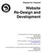 Website Re-Design and Development