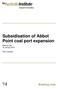 Subsidisation of Abbot Point coal port expansion