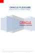 ORACLE FLEXCUBE Accelerator Pack Product Catalogue Accelerator Pack Product Catalogue Page 1 of 48