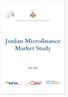 Jordan Microfinance Market Study
