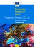 European Research Area. Progress Report Country Snapshot Luxembourg EUR EN. Research and Innovation