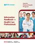 Information Handbook FOR Health Care Professionals