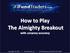 How to Play The Almighty Breakout with uncanny accuracy