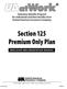 Section 125 Premium Only Plan