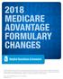 2018 MEDICARE ADVANTAGE FORMULARY CHANGES