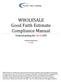 WHOLESALE Good Faith Estimate Compliance Manual