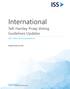International. Taft-Hartley Proxy Voting Guidelines Updates Policy Recommendations. Published January 25, 2017