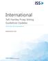International. Taft-Hartley Proxy Voting Guidelines Updates Policy Recommendations. Published January 27, 2016