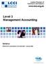 Level 3 Management Accounting