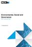 Environmental, Social and Governance. NZX Guidance Note