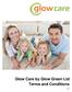 Glow Care by Glow Green Ltd Terms and Conditions V
