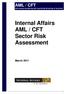Internal Affairs AML / CFT. Sector Risk Assessment