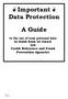 Important Data Protection. A Guide