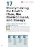 Policymaking for Health Care, the Environment, and Energy