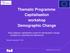 Thematic Programme Capitalisation workshop Demographic Change