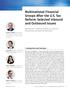 Multinational Financial Groups After the U.S. Tax Reform: Selected Inbound and Outbound Issues