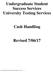 Undergraduate Student Success Services University Testing Services. Cash Handling. Revised 7/06/17