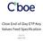 Cboe End-of-Day ETP Key Values Feed Specification. Version 1.0.1